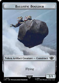 Ballistic Boulder // Food (0024) Double-Sided Token (Surge Foil)