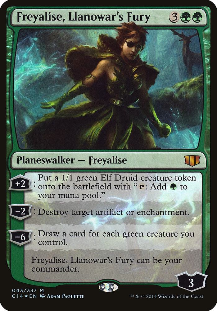 Freyalise, Llanowar's Fury (Commander 2014)