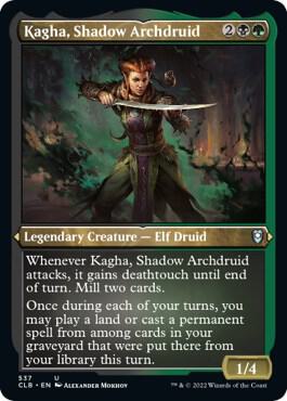 Kagha, Shadow Archdruid (Foil Etched)