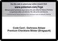 Code Card - Darkness Ablaze Premium Checklane Blister [Dragapult]