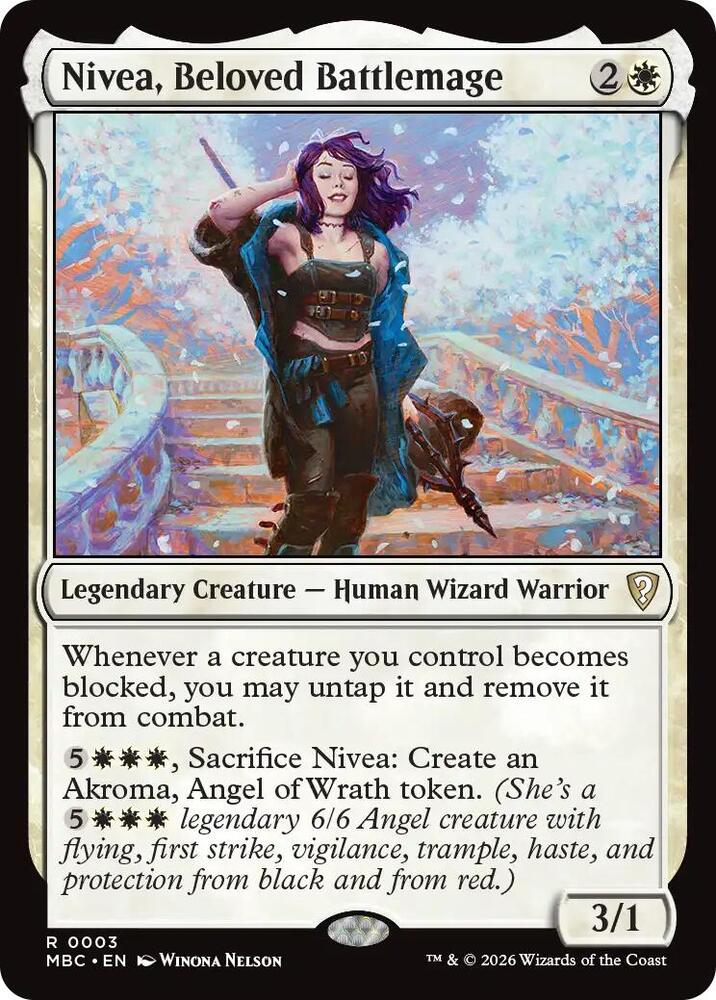 Nivea, Beloved Battlemage [Mystery Booster Commander Edition]