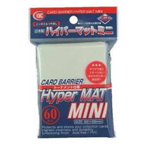 KMC Hyper MAT MINI Sleeve 60 Pack (89mm x 62mm) - Clear