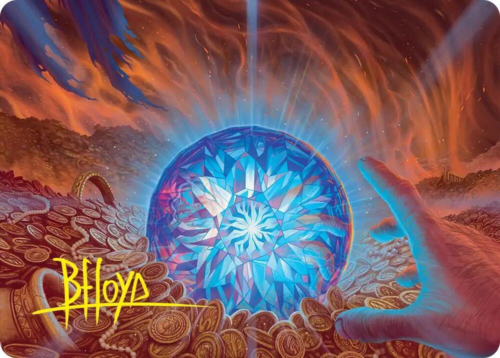 The Arkenstone Art Card (Gold-Stamped Signature)