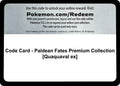 Code Card - Paldean Fates Premium Collection [Quaquaval ex]