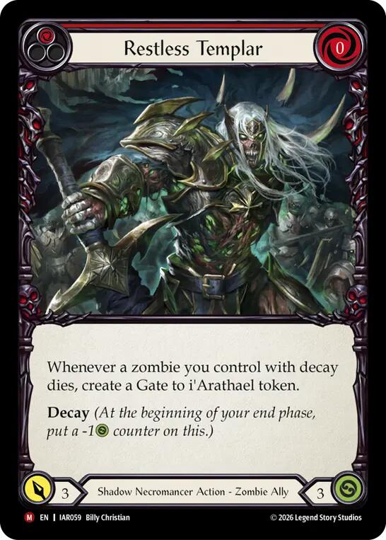 Restless Templar [Usurp the Shadow Throne]