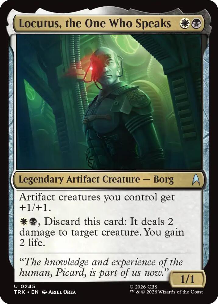 Locutus, the One Who Speaks