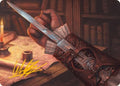 Hidden Blade Art Card (Gold-Stamped Signature)