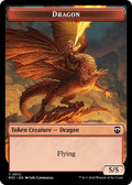 Dragon (Ripple Foil) // Treasure Double-Sided Token