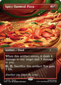 Spicy Oatmeal Pizza (Borderless)