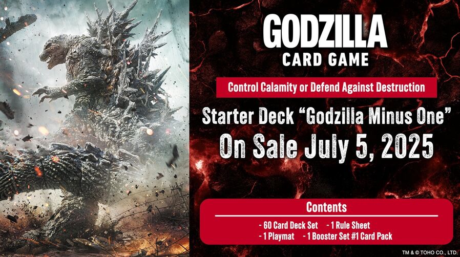 [Godzilla Card Game] SD01 - Godzilla Minus One - Starter Deck Display