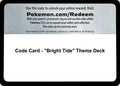 Code Card - "Bright Tide" Theme Deck
