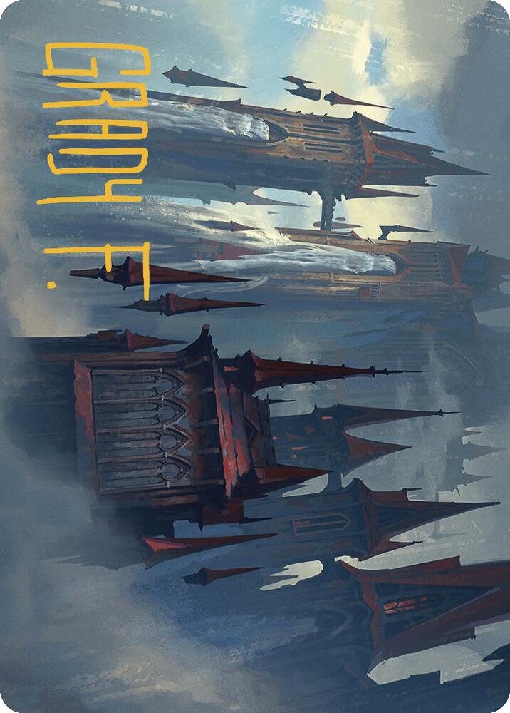 Thundering Falls Art Card (Gold-Stamped Signature)