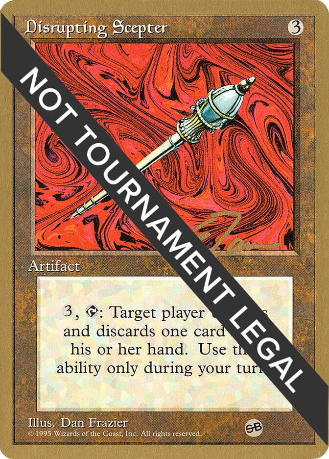 Disrupting Scepter - 1996 Eric Tam (4ED) (SB)