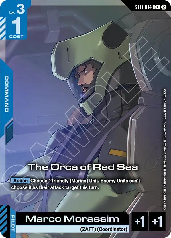 The Orca of Red Sea (C+) - ST11-014 [Starter Deck 11: Aquatic Assault]
