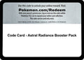 Code Card - Astral Radiance Booster Pack