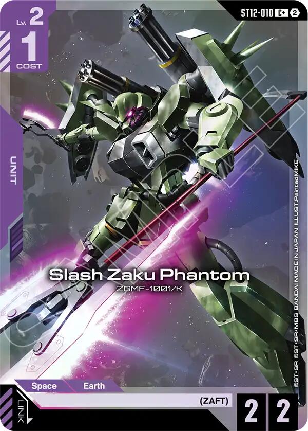 Slash Zaku Phantom (C+) - ST12-010 [Starter Deck 12: Raging Onslaught]