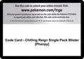 Code Card - Chilling Reign Single Pack Blister [Phanpy]