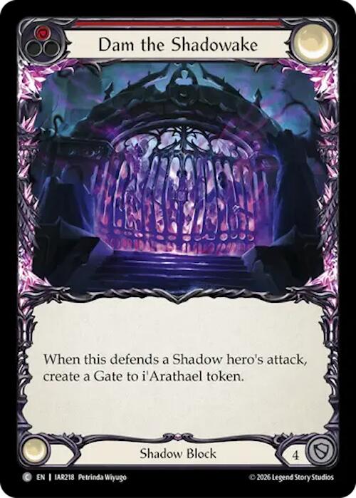 Dam the Shadowake (Red) [Usurp the Shadow Throne]