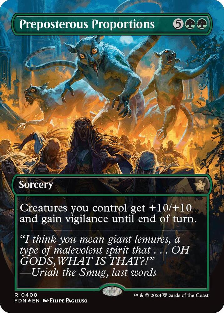 Preposterous Proportions (Borderless) (Mana Foil)