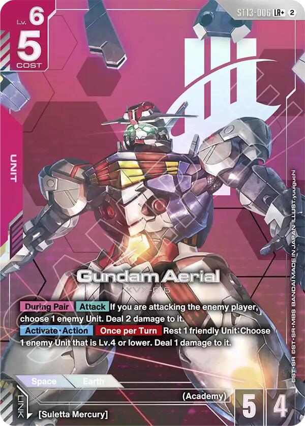 Gundam Aerial (LR+) - ST13-006 [Starter Deck 13: Silent Barrage]