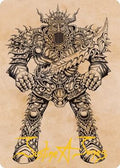 Iron Golem (Showcase) Art Card (Gold-Stamped Signature)