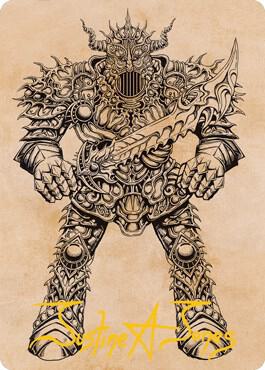 Iron Golem (Showcase) Art Card (Gold-Stamped Signature)