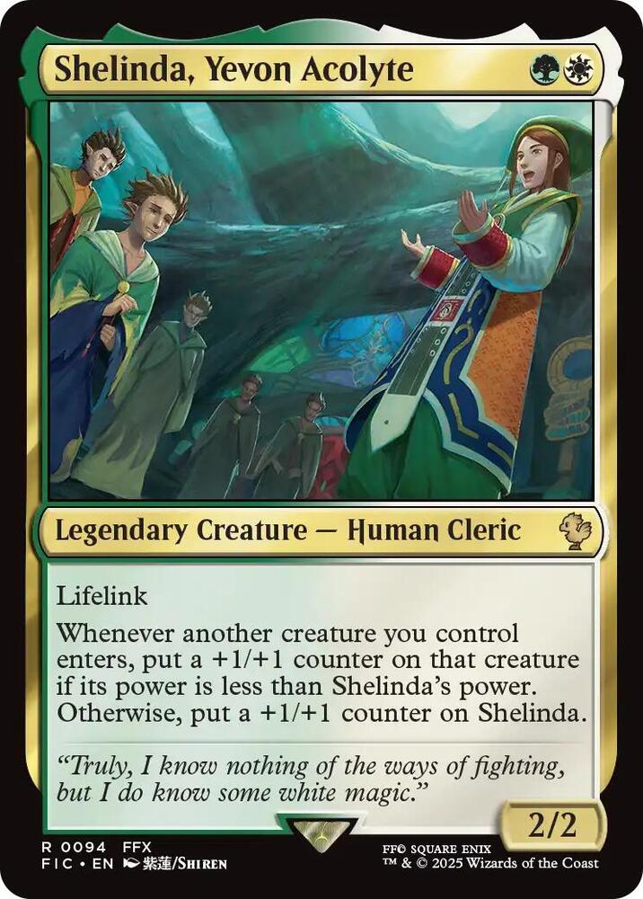 Shelinda, Yevon Acolyte