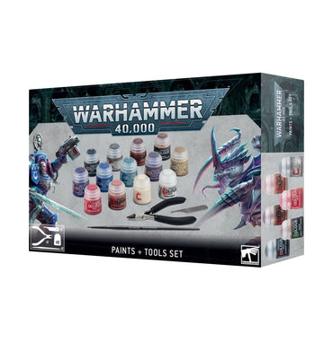 60-12 Warhammer 40,000 Paints + Tools Set