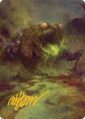 The Gitrog Monster Art Card (Gold-Stamped Signature)