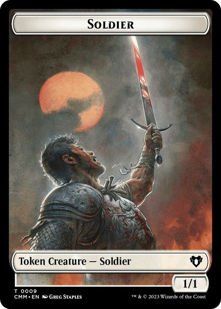 Soldier // Emblem - Daretti, Scrap Savant Double-Sided Token