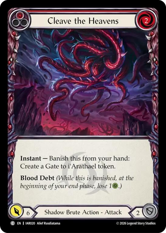 Cleave the Heavens (Red) [Usurp the Shadow Throne]