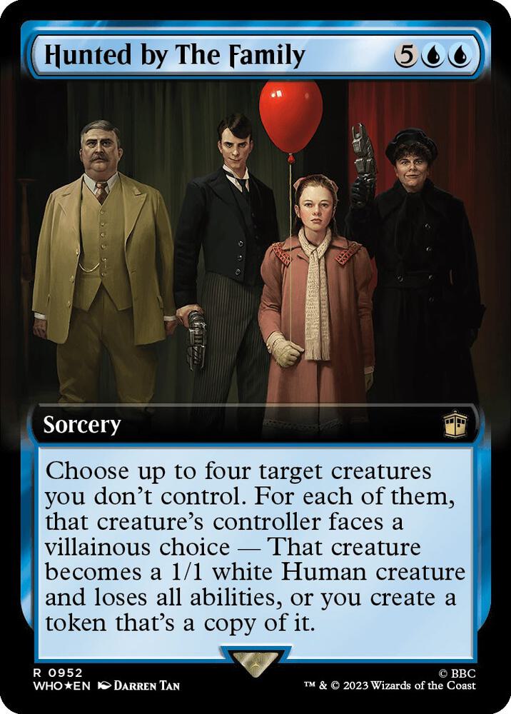 Hunted by The Family (Extended Art) (Surge Foil)
