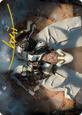 Jerren, Corrupted Bishop Art Card (Gold-Stamped Signature)