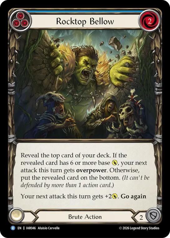 Rocktop Bellow (Blue) [Usurp the Shadow Throne]
