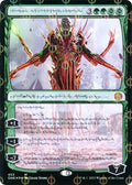 Nissa, Ascended Animist (Phyrexian) (Step-and-Compleat Foil)