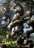 Forest Art Card (20/81) (Gold-Stamped Signature)