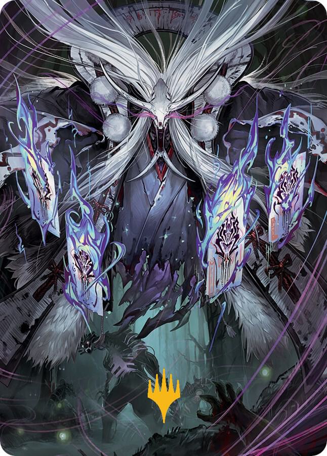 Horobi, Death's Wail Art Card (Gold-Stamped Signature)