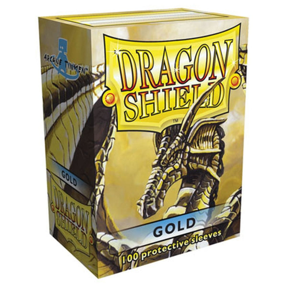 Dragon Shield Standard Card Sleeves - Box 100 - Gold CLASSIC