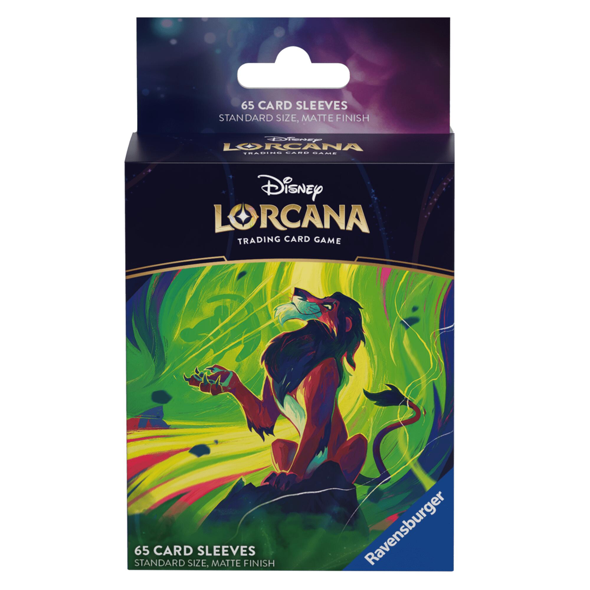 Disney Lorcana Accessories: Card Sleeves (Scar - Vengeful Lion / 65-Pack)