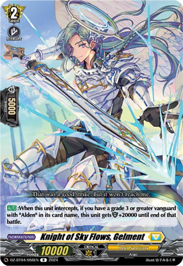 Knight of Sky Flows, Gelment (DZ-BT04/056EN) [Destined Showdown]