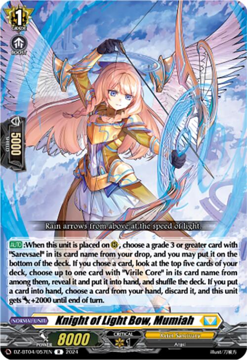 Knight of Light Bow, Mumiah (DZ-BT04/057EN) [Destined Showdown]