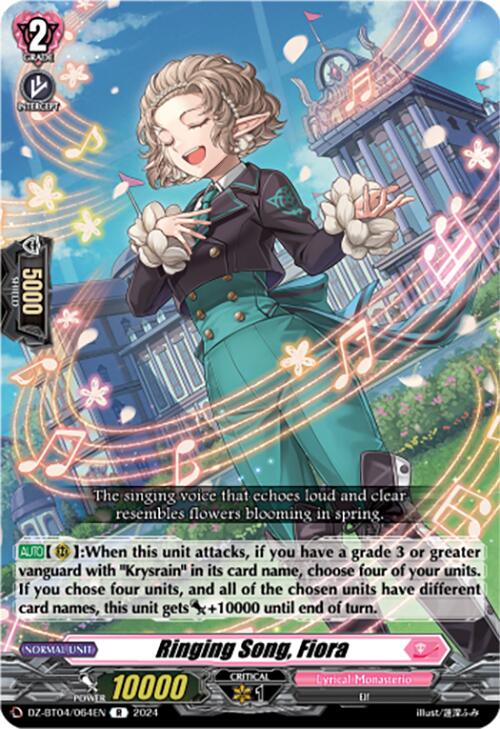 Ringing Song, Fiora (DZ-BT04/064EN) [Destined Showdown]