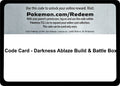 Code Card - Darkness Ablaze Build & Battle Box