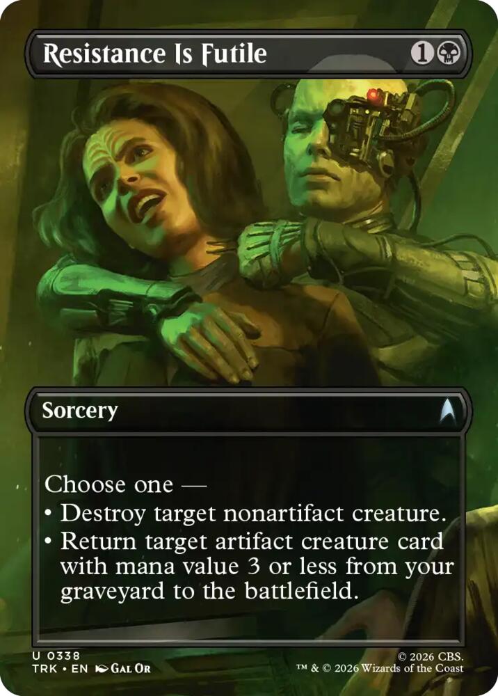 Resistance Is Futile (Borderless)