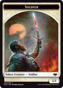 Soldier // Myr Double-Sided Token