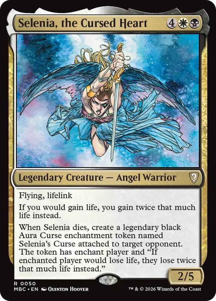 Selenia, the Cursed Heart [Mystery Booster Commander Edition]