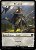 Soldier // Food (0010) Double-Sided Token