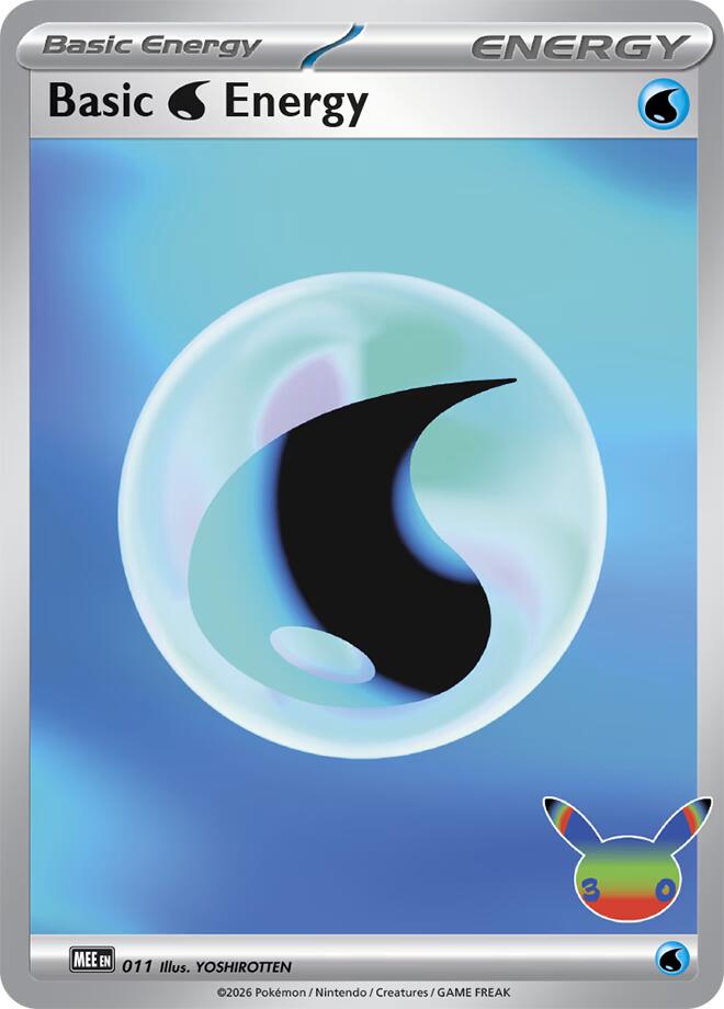 Basic Water Energy - 011 (30th Celebration) [MEE: Mega Evolution Energies]