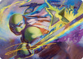 Leonardo's Technique Art Card (Gold-Stamped Signature)