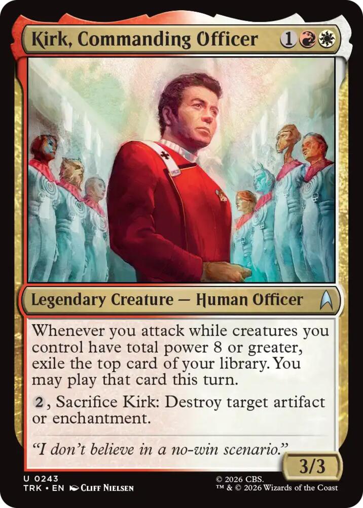 Kirk, Commanding Officer